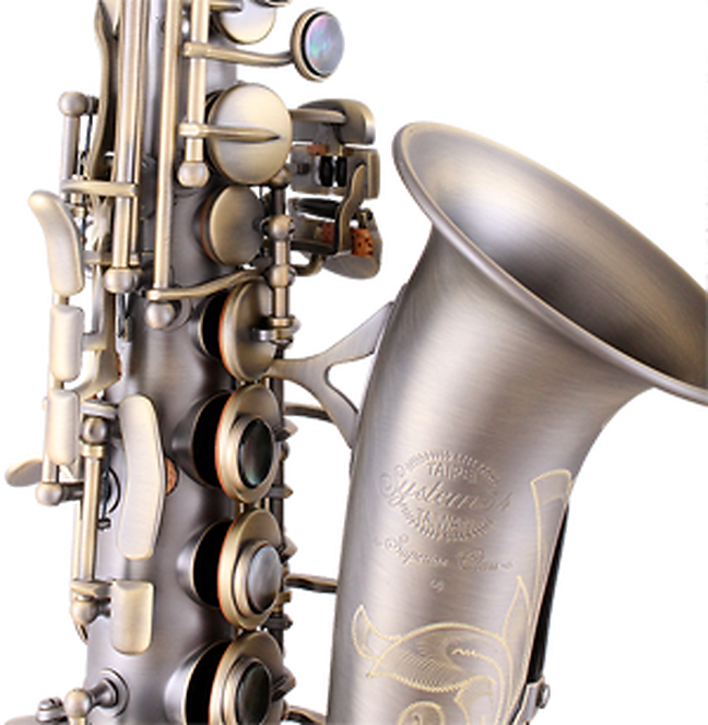 Saxo Soprano Curved System'54 Vintage Style