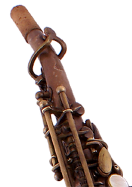 Saxo Soprà Straight (two necks) System'54 Pure Brass